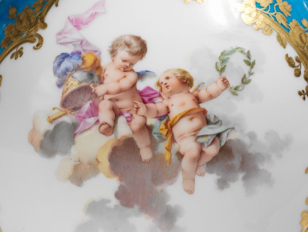 Decorated porcelain — condition and marks drive value